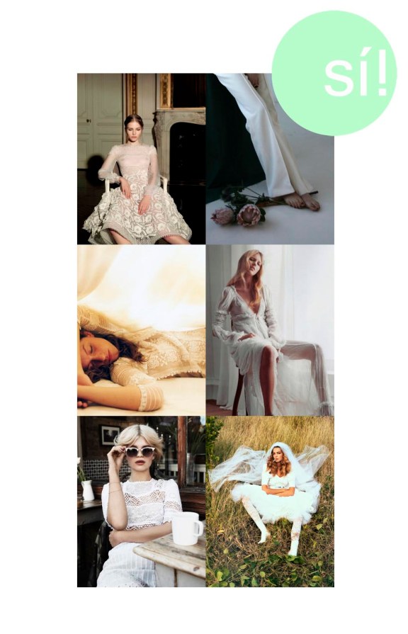 1. Sasha Luss in Valentino Haute Couture, 2. bienenkiste.tumblr.com 3. Vía Pinterest, 4. Vía Pinterest, 5. Pixie Geldoff, 6. Daria Werbowy for Vogue Paris
